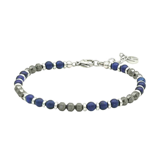 BRACCIALE UOMO CON PERLINE PIETRA - KM2131392A88/89