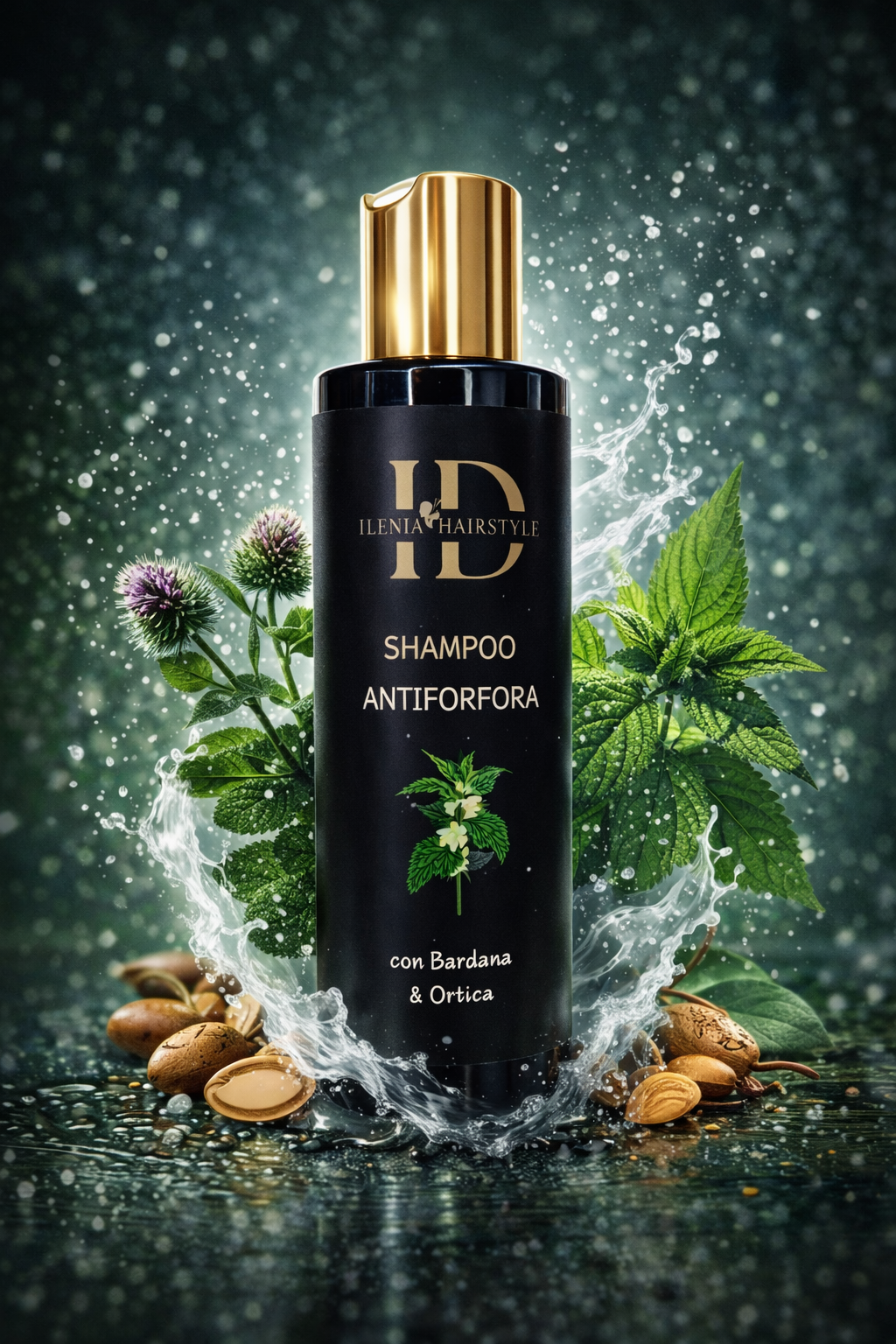 ID Ilenia Hairstyle – Shampoo Antiforfora Purificante con Bardana & Ortica
