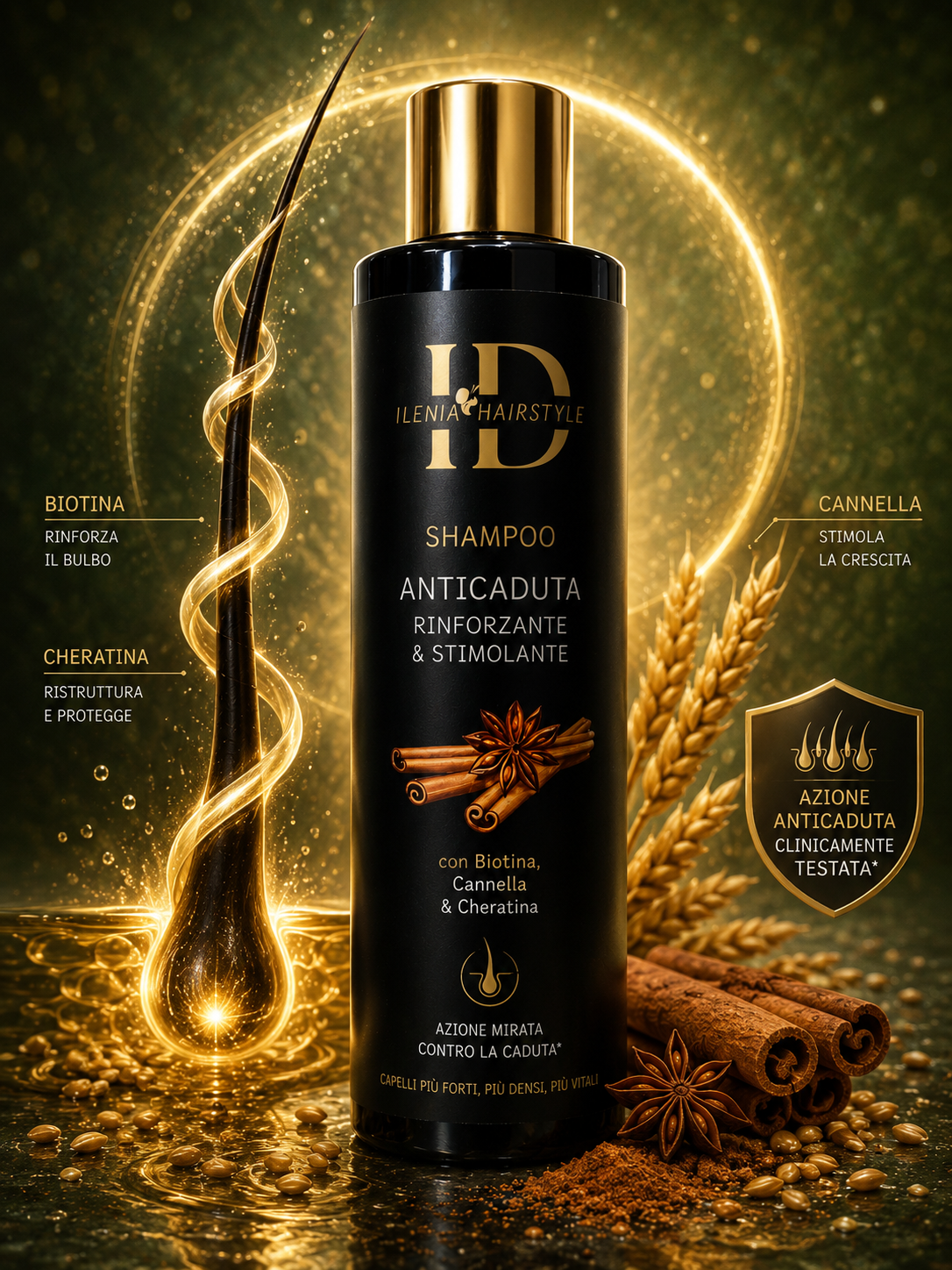 Shampoo Rinfoltimento & Ricrescita Tricorex Stimola la crescita dei tuoi capelli