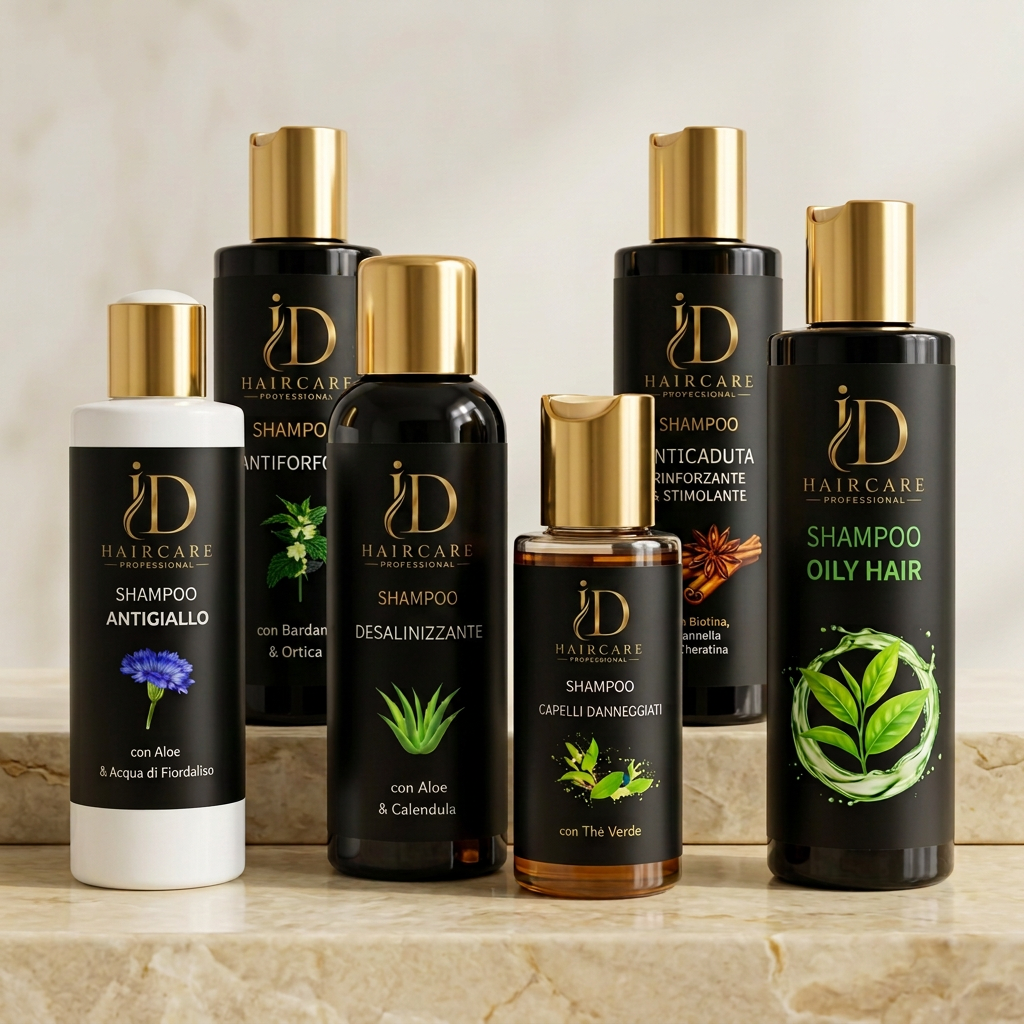 Copertina Shampoo con etichetta nera sull’Antigiallo