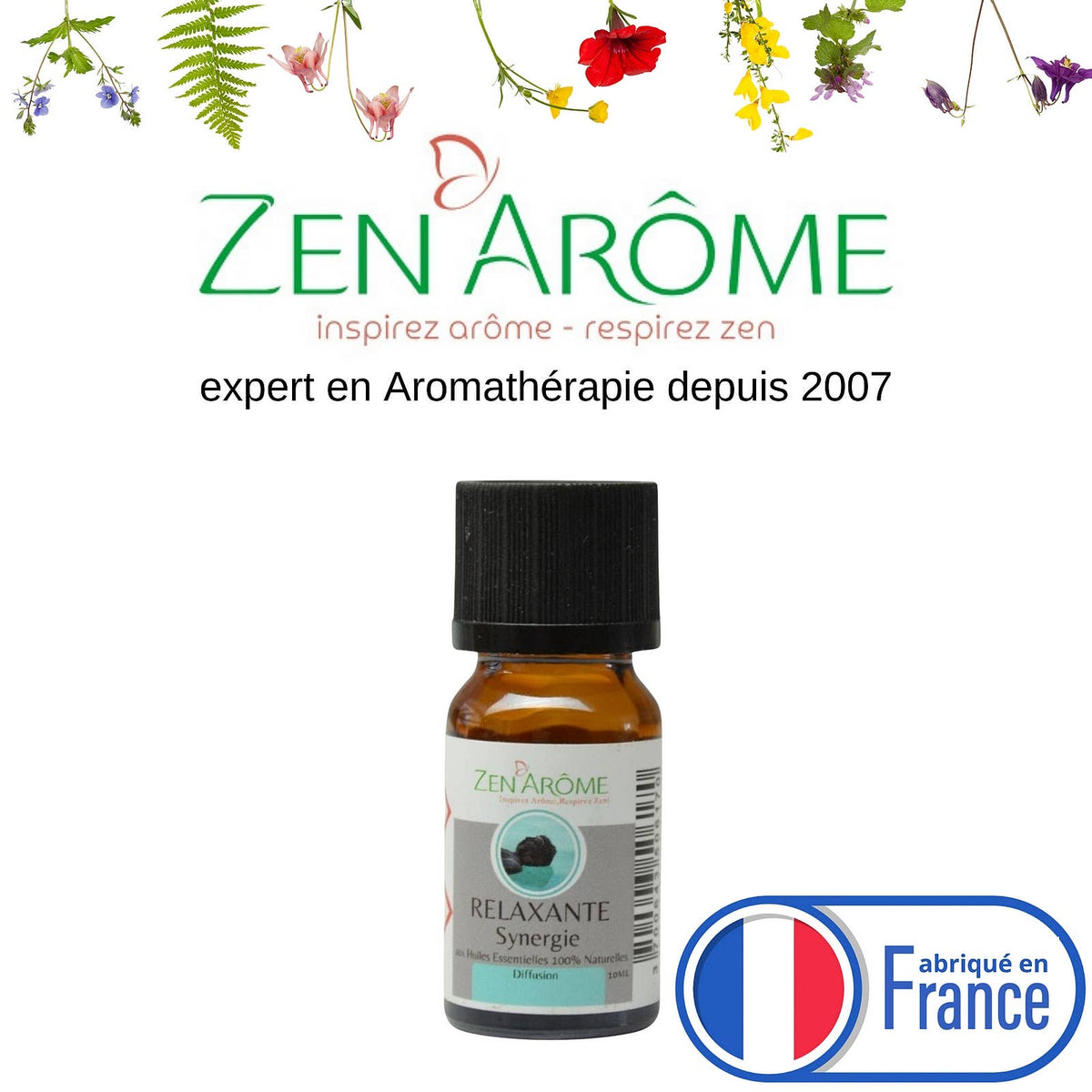 Zen'Arôme - Sinergia di Oli Essenziali Rilassanti per Diffusore - 10 ml