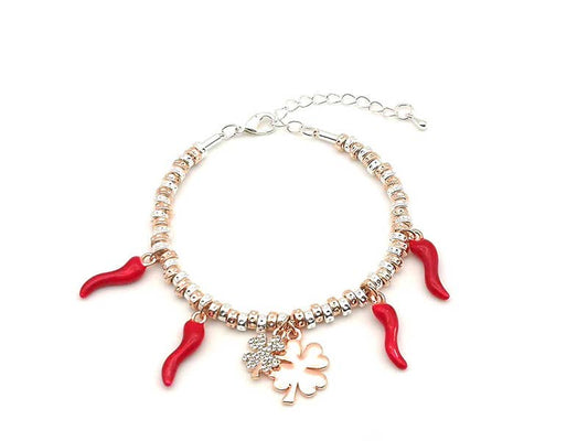 BRACCIALE PEPITE CHARMS PORTAFORTUNA - AJJ20100768C23/24/C31