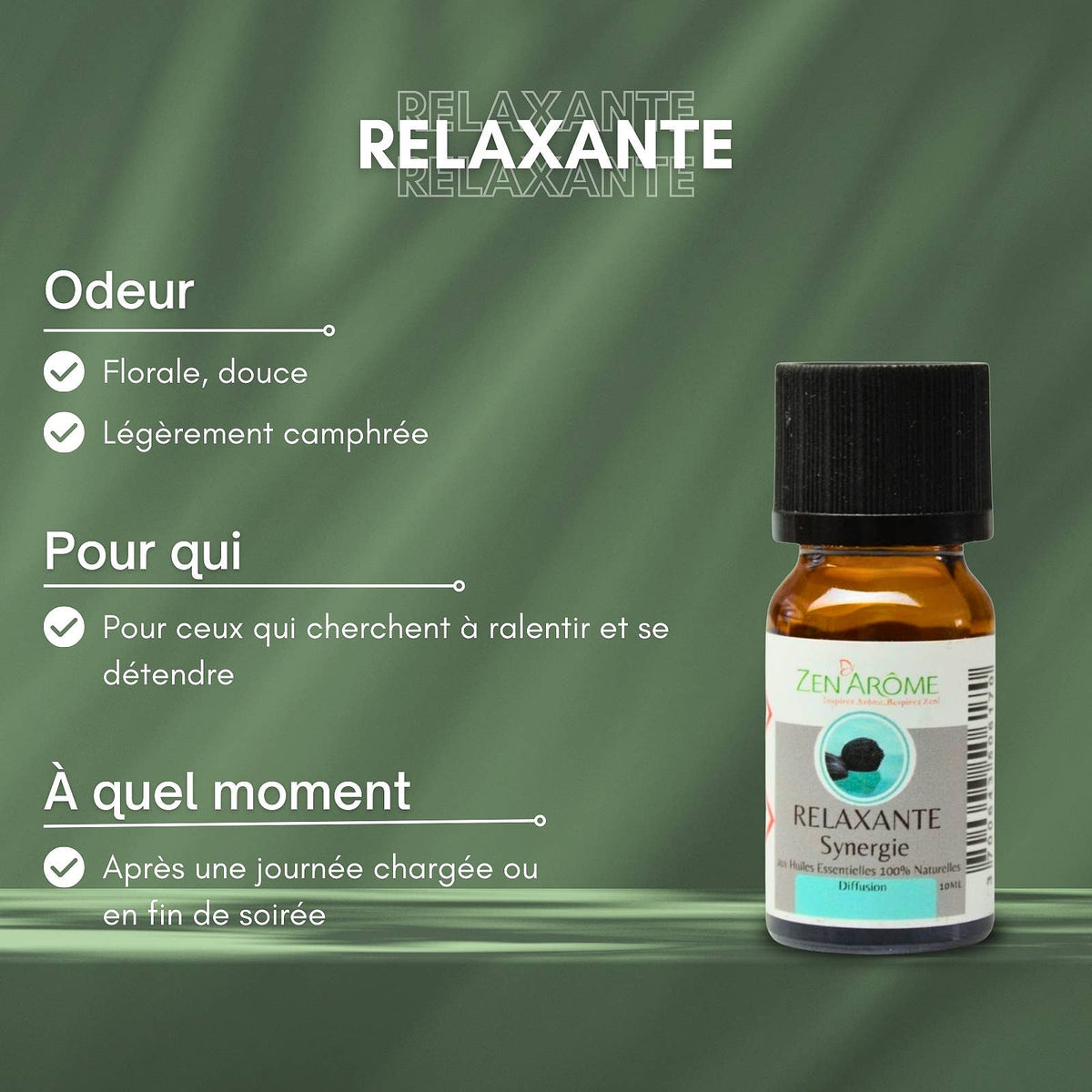 Zen'Arôme - Sinergia di Oli Essenziali Rilassanti per Diffusore - 10 ml