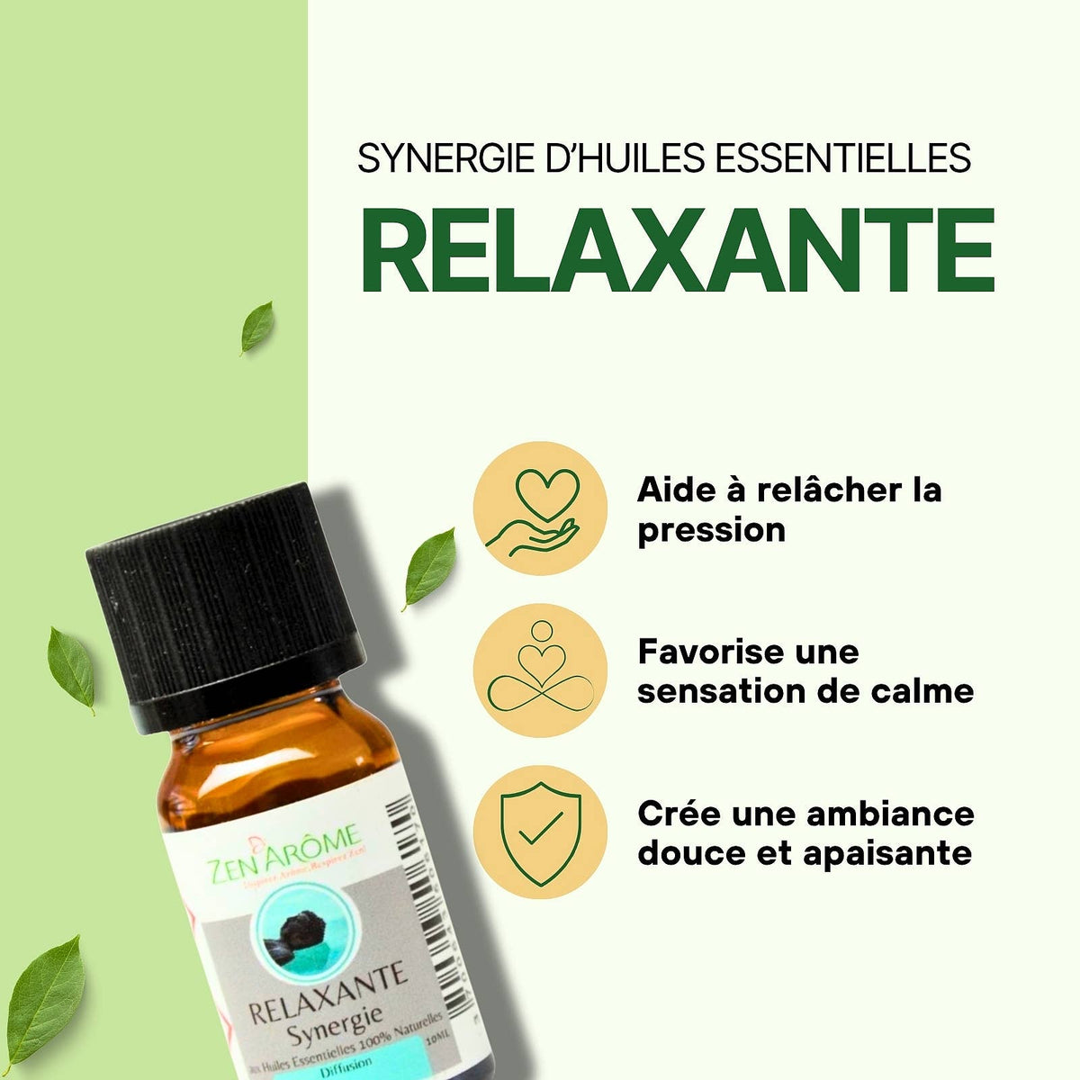 Zen'Arôme - Sinergia di Oli Essenziali Rilassanti per Diffusore - 10 ml