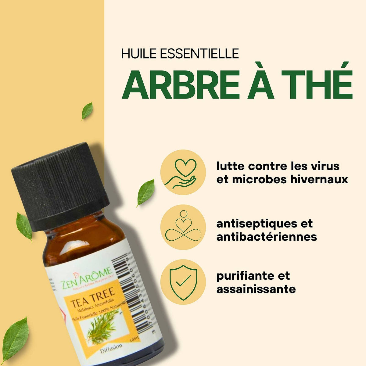 Zen'Arôme - Olio Essenziale di Tea Tree 100% Naturale - 10 ml