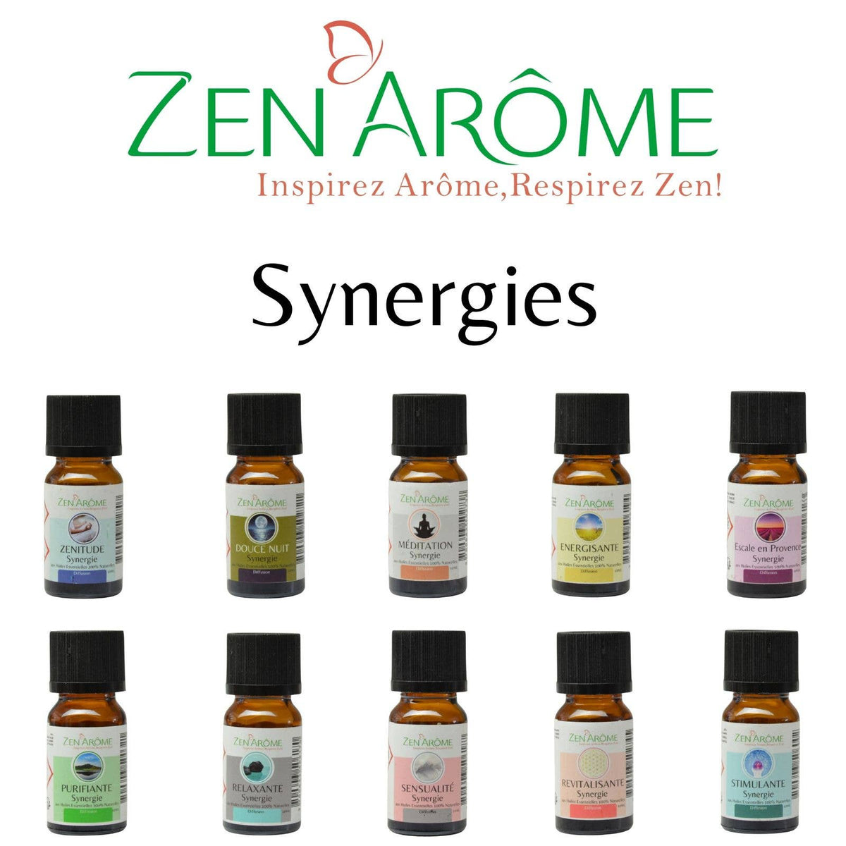 Zen'Arôme - Synergie di oli essenziali - Miscele essenziali