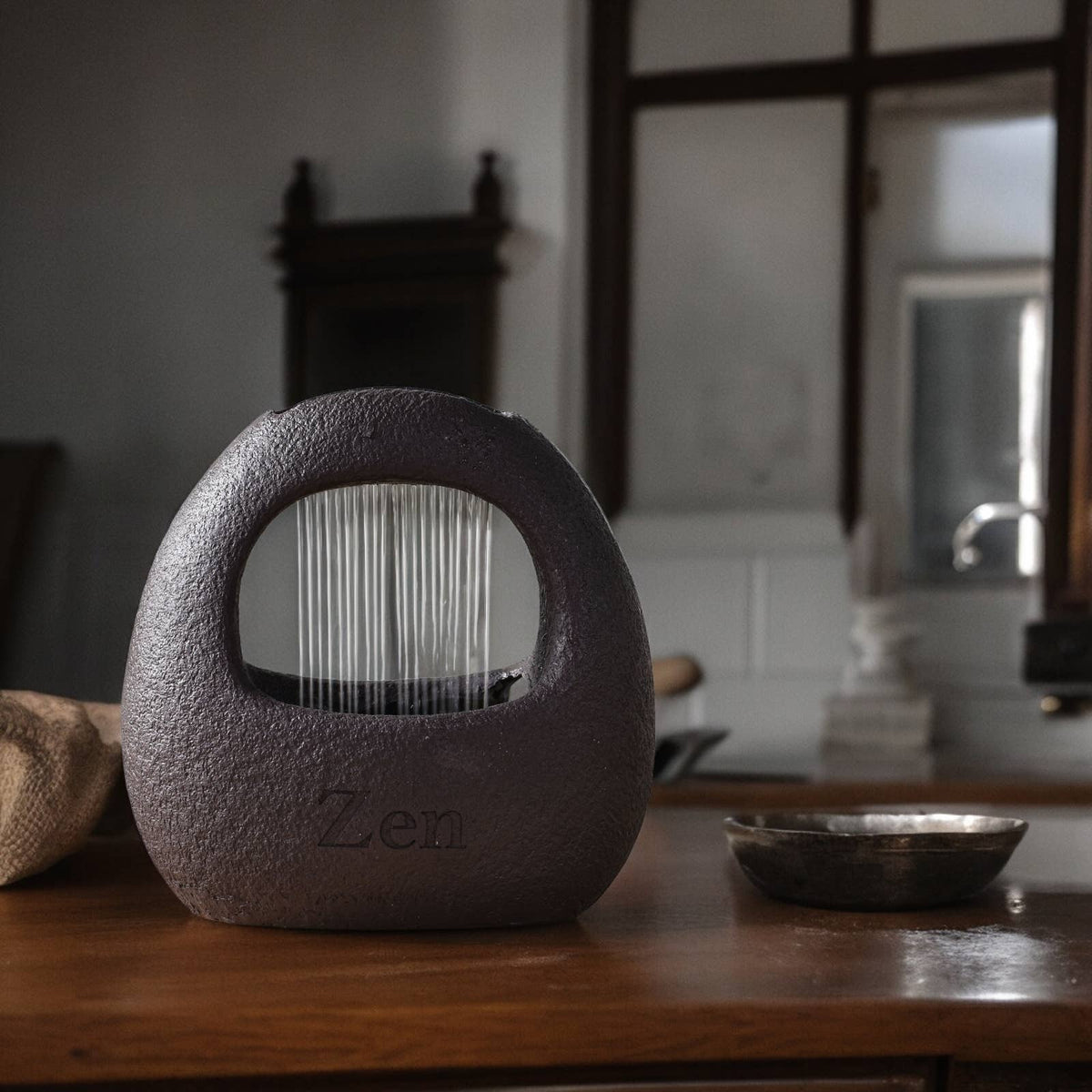 Zen'Arôme - Fontana d'acqua Cesta - Stile moderno con illuminazione colorata