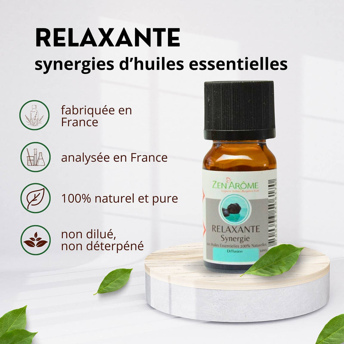 Zen'Arôme - Sinergia di Oli Essenziali Rilassanti per Diffusore - 10 ml