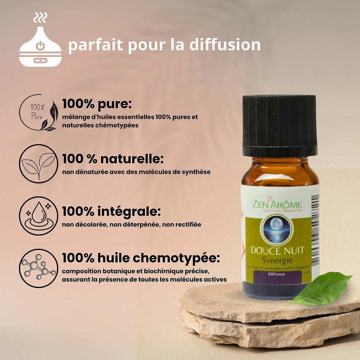 Zen'Arôme - Sinergia oli essenziali Sweet Night per diffusore - 10 ml