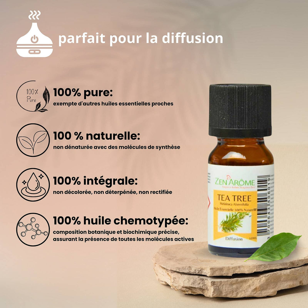 Zen'Arôme - Olio Essenziale di Tea Tree 100% Naturale - 10 ml
