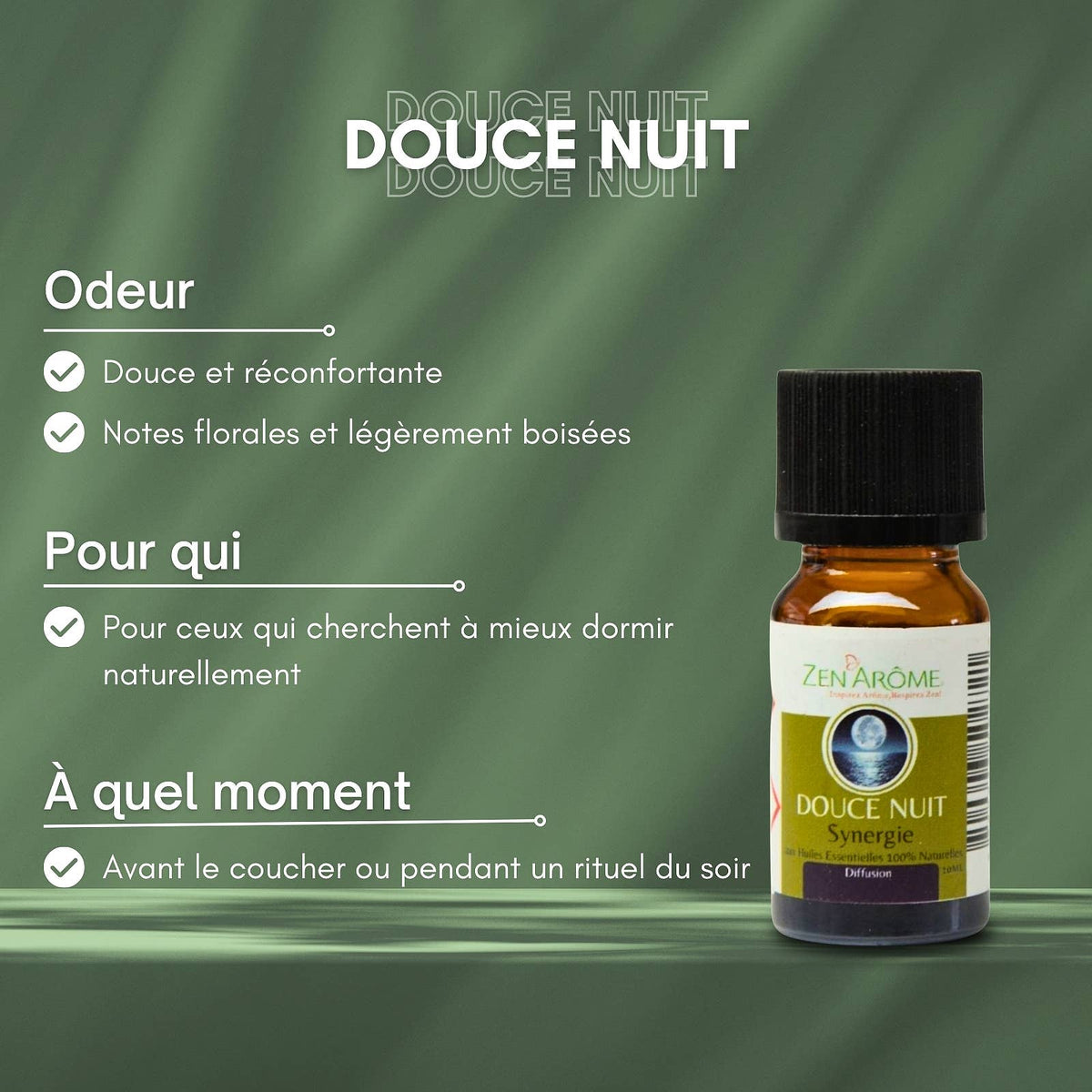 Zen'Arôme - Sinergia oli essenziali Sweet Night per diffusore - 10 ml