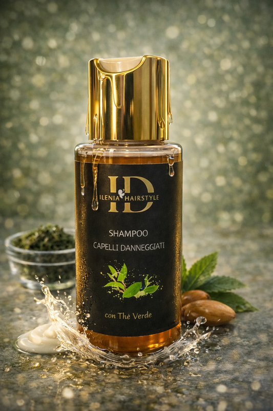 ID Shampoo Capelli Danneggiati con Tè Verde – Azione Ristrutturante 50ml