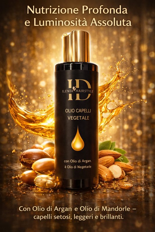 ID Ilenia Hairstyle – Olio Capelli Vegetale Nutriente con Argan & Mandorle
